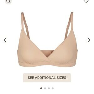 Skims Fits Everybody Crossover Bralette Color Clay Size XS